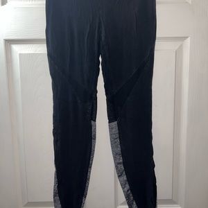 Black & Gray w/ Mesh Leggings